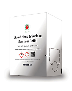 Liquid Hand and Surface Sanitiser Refill 60%