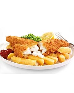 Three Oceans Frozen Breaded Cod Fillets 80-110g