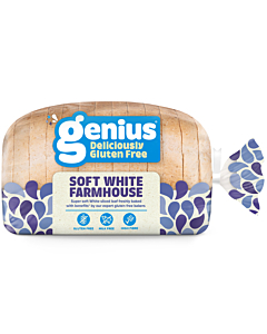 Genius Frozen Gluten Free Soft White Farmhouse Sliced Loaf