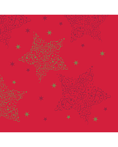 Swantex Merry & Bright Red Christmas Napkins 40cm 3ply