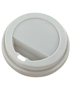 Zeus Packaging White Hot Cup Lids 12/16oz