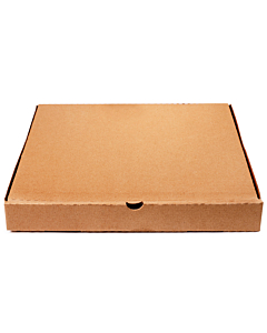 Zeus Packaging Brown Kraft Compostable Pizza Boxes 9"