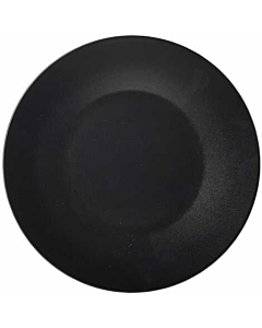 Luna Stoneware Black Wide Rim Plate 27.5cm/11"
