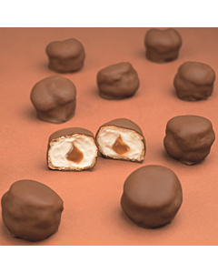 Waldron's Frozen Choc Dipped Salted Caramel Profiteroles