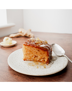 Langtons Square Stem Ginger Pudding with Ginger Sauce