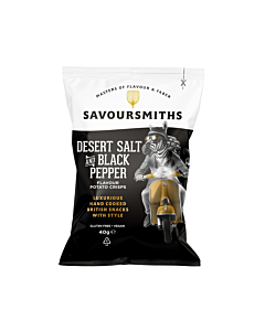 Savoursmiths Salt & Black Pepper Crisps