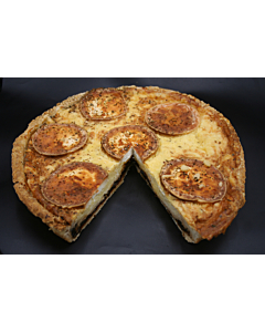 Tailormaid Frozen Goats Cheese & Onion Quiche 11'