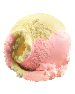 Devon Cream Rhubarb & Custard Flavour Ice Cream