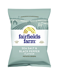 Fairfields Farm Sea Salt & Black Pepper Crisps