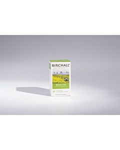 Birchall Tea Fairtrade Green Tea Enveloped Tea Bags