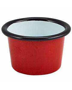 Enamel Ramekin Red 7cm Dia 90ml/3.2oz