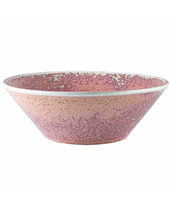 Terra Porcelain Rose Conical Bowl 19.5cm