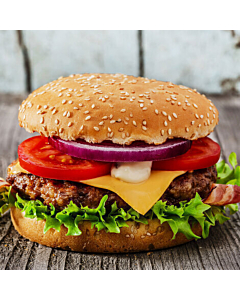 Big Al's Frozen Flame Cooked Burgers 4oz