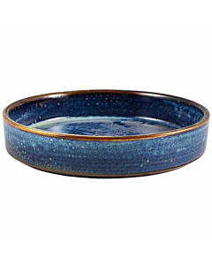 Terra Porcelain Aqua Blue Presentation Bowl 20.5cm