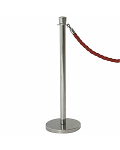 Genware Stainless Steel Barrier Post