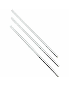 Paper Straws Silver 20cm (500pcs)
