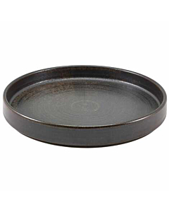 Terra Porcelain Black Presentation Plate 20.5cm