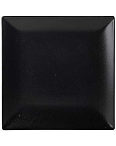 Luna Stoneware Black Square Plate 18cm/7"