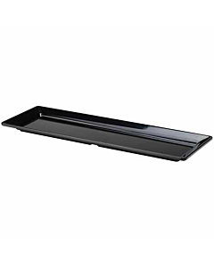 Black Melamine Platter GN 2/4 Size 53X17.5cm