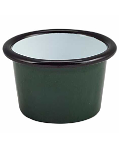 Enamel Ramekin Green 7cm Dia 90ml/3.2oz