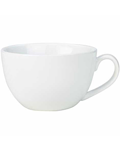 Genware Porcelain Bowl Shaped Cup 17.5cl/6oz