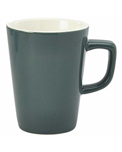 Genware Porcelain Grey Latte Mug 34cl/12oz