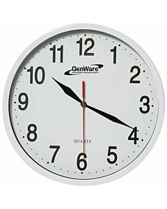 Wall Clock White 24cm Dia