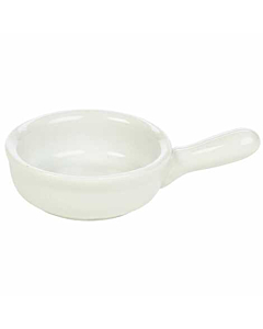 Genware Porcelain Miniature Frying Pan 9.5 x 6 x 3cm/3.75 x