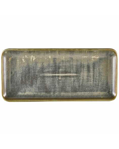Terra Porcelain Matt Grey Narrow Rectangular Platter 30 x 14