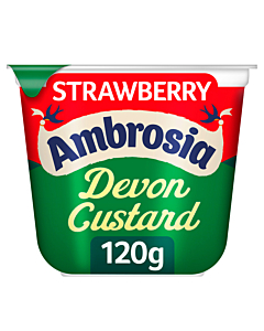 Ambrosia Strawberry Flavour Custard Pots