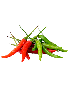 Fresh Red and Green Chillies