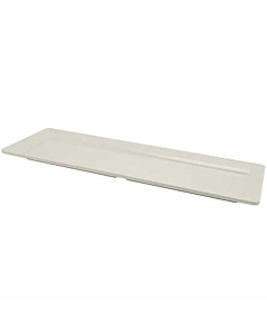 White Melamine Platter GN 2/4 Size 53X17.5cm