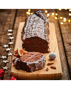Mademoiselle Frozen Christmas Chocolate Yule Logs