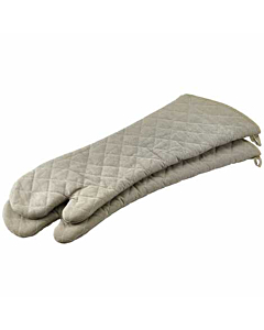 Flameguard Oven Mitt Tan 24" CE Marked (Pair)