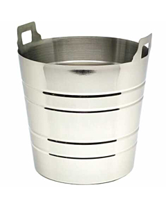 S/St.Wine Bucket With Integral Handles