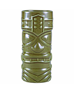 Genware Green Tiki Mug 40cl/14oz