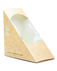 Vegware Compostable Standard Sandwich Wedges