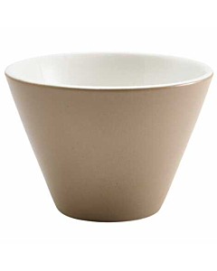 Genware Porcelain Stone Conical Bowl 12cm/4.75"