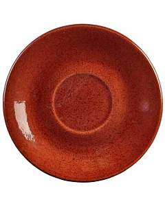 Terra Stoneware Rustic Red Saucer 15cm