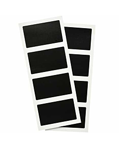 Self Adhesive Rectangular Chalkboard Set 8pcs