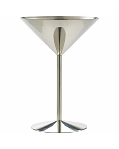 Stainless Steel Martini Glass 24cl/8.5oz