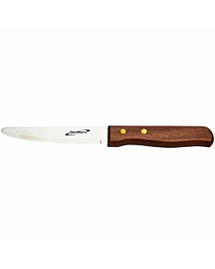 Steak Knife Large - Dark Wood Handle (Dozen)