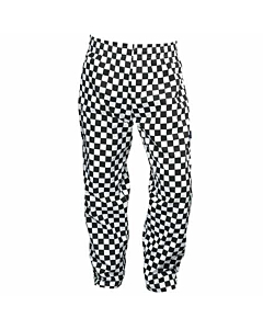Large Check Black & White Baggies XXL Size