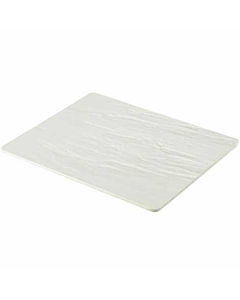 White Slate Melamine Platter GN 1/2 32.5x26.5cm