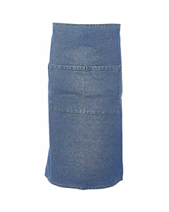 Washed Denim Waist Apron 90 x 70cm