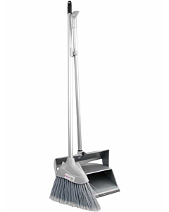 Ramon Red Long Handle Dust Pan & Brush Set