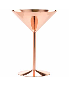 Copper Martini Glass 24cl/8.5oz