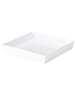 Genware Porcelain Square Dish Holder 17.9cm/7"