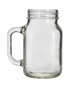 Genware Glass Mason Jar 50cl / 17.5oz