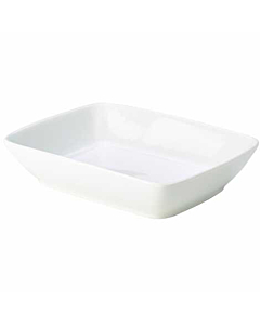 Genware Porcelain Rectangular Dish 19 x 14.5cm/7.5 x 5.75"